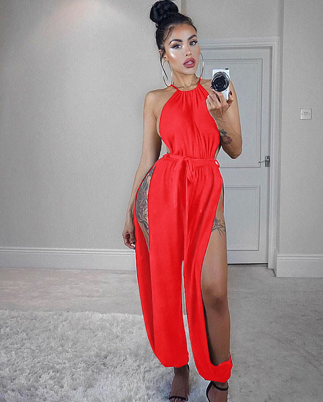 Silk Envy Loose Jumpsuit